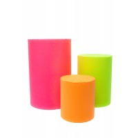Mesa Cilindro P  Laranja Neon Mesa Cilindro P  Laranja Neon